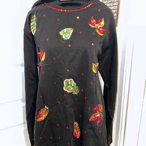 Quacker Factory Special Edition Leaves in the Fall Size xl